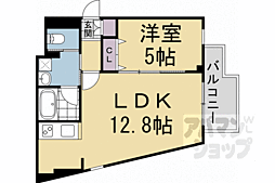 ＬＥＢＥＮＳＢＡＵＭIII 1階1LDKの間取り