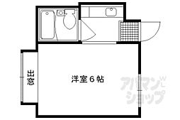 メゾン奥山 1Kの間取図画像