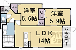 ラルーチェ聖護院 1階