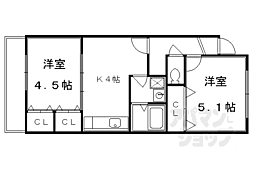 京都市営烏丸線 鞍馬口駅 徒歩18分 2階/-