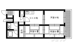 コンフォール北白川II 3階/3A
