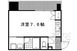 プロスペクト下鴨 ワンルームの間取図画像