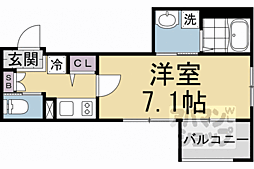アクアプレイス京都北白川 2階