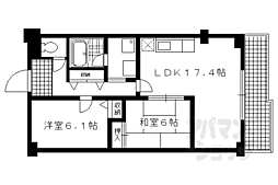 メゾンドイケダ 2LDKの間取図画像