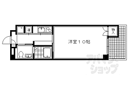 つばらつばら 1Kの間取図画像
