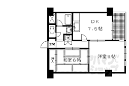 ロイヤルセンタービルディングコバヤシ 2DKの間取図画像