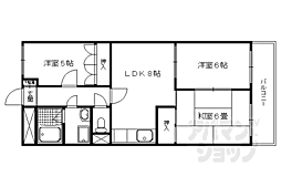 カーサフジキ 3LDKの間取図画像