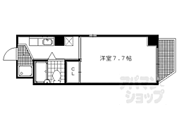 MYシャイン 1Kの間取図画像