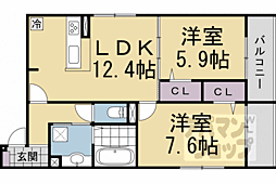 京都市営烏丸線 丸太町駅 徒歩8分 3階/-