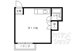 スチュディオ・エトレ88 ワンルームの間取図画像