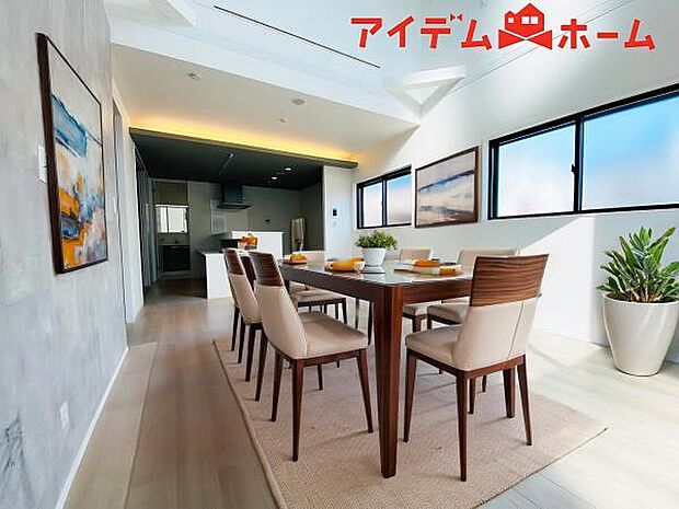 本画像はCGで作成されており、実際に現地に家具は置かれておりません。