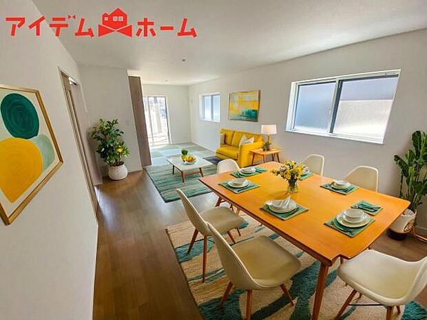 本画像はCGで作成されており、実際に現地に家具は置かれておりません。