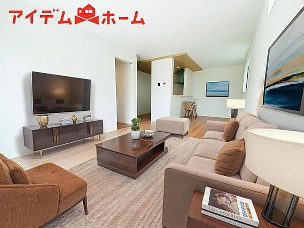 本画像はCGで作成されており、実際に現地に家具は置かれておりません。