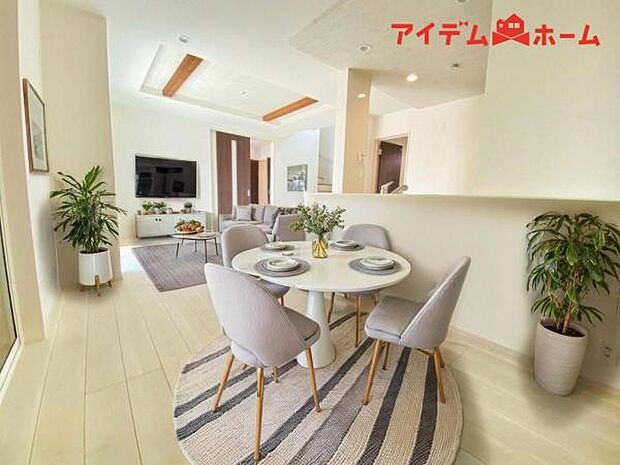 本画像はCGで作成されており、実際に現地に家具は置かれておりません。