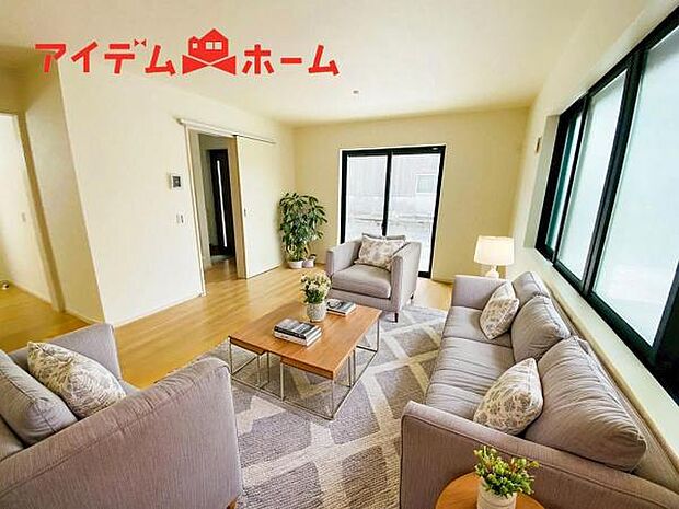 本画像はCGで作成されており、実際に現地に家具は置かれておりません。 