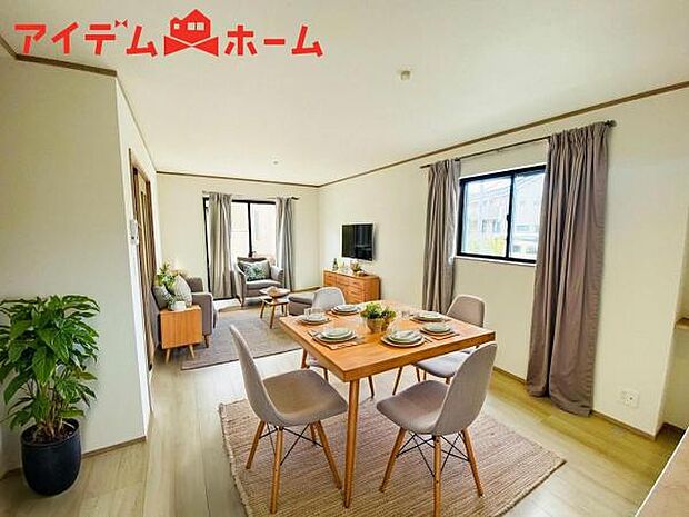 本画像はCGで作成されており、実際に現地に家具は置かれておりません。