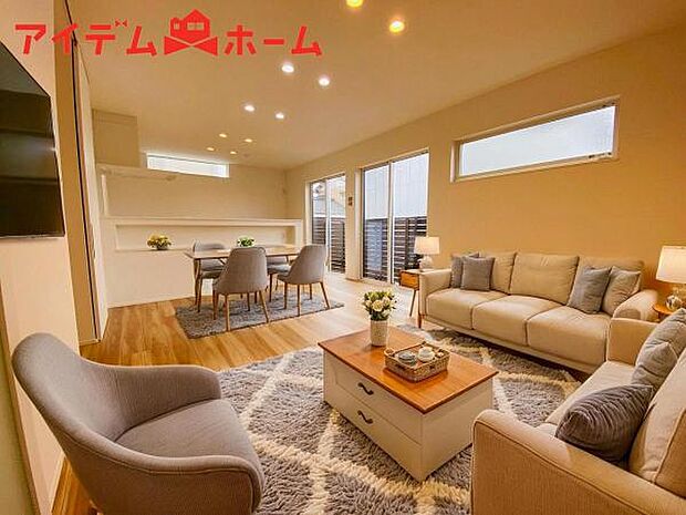 本画像はCGで作成されており、実際に現地に家具は置かれておりません。