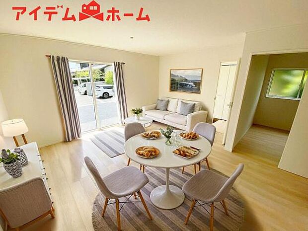 本画像はCGで作成されており、実際に現地に家具は置かれておりません。