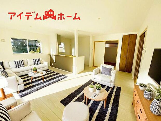 リビング 本画像はCGで作成されており、実際に現地に家具は置かれておりません。