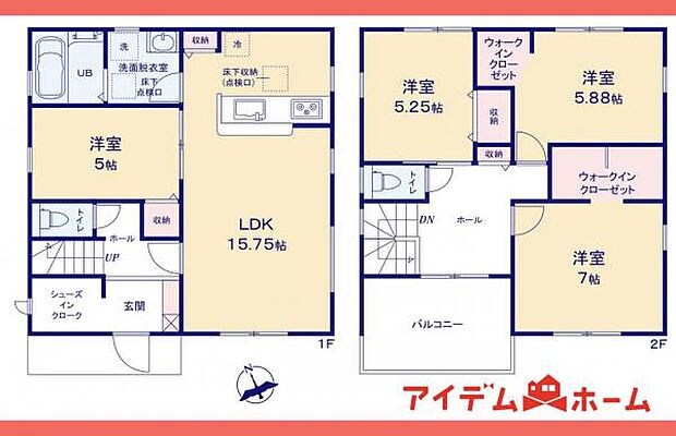 1号棟　間取り図　