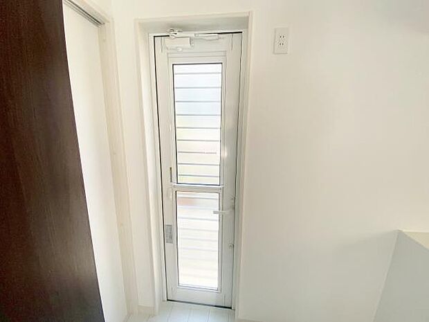 ゴミ捨てに便利な勝手口