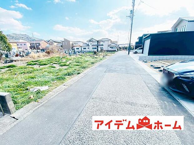 前面道路 いつでも現地ご案内いたします♪ お気軽にお問合せください!