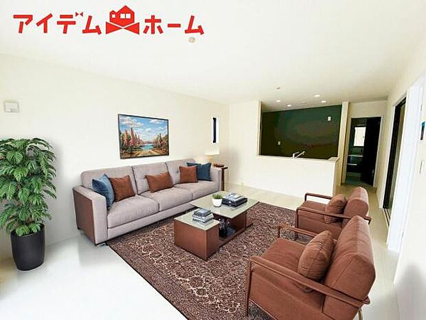 本画像はCGで作成されており、実際に現地に家具は置かれておりません。