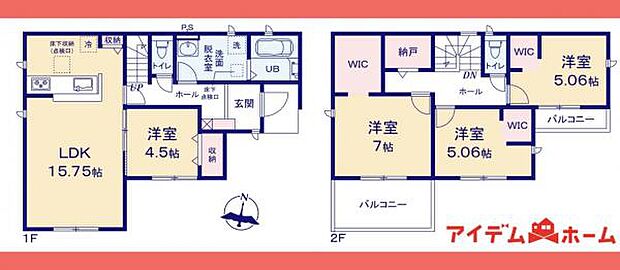 2号棟間取図