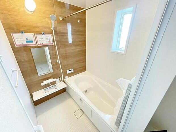 浴室 広々1坪のお風呂でほっとひといき1日の疲れを我が家で癒しましょう