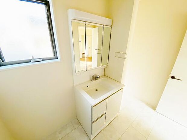 洗面 洗面からお化粧まで忙しい朝の準備にぴったりな洗髪洗面化粧台付き 