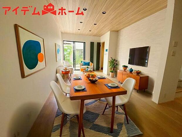 リビング 本画像はCGで作成されており、実際に現地に家具は置かれておりません。