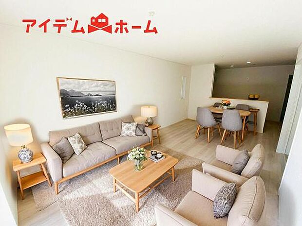 リビング 本画像はCGで作成されており、実際に現地に家具は置かれておりません。 