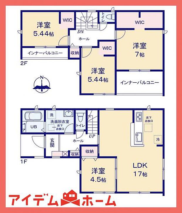 1号棟 間取り図