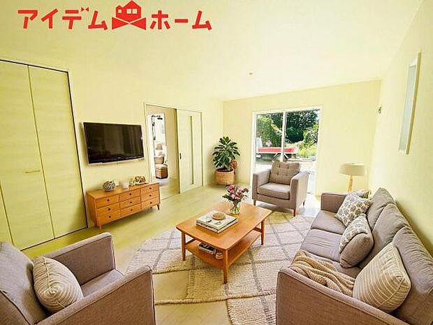 本画像はCGで作成されており、実際に現地に家具は置かれておりません。 