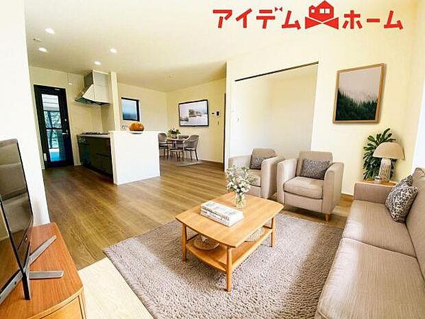 本画像はCGで作成されており、実際に現地に家具は置かれておりません。 