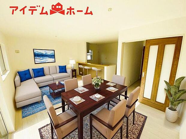 本画像はCGで作成されており、実際に現地に家具は置かれておりません。 