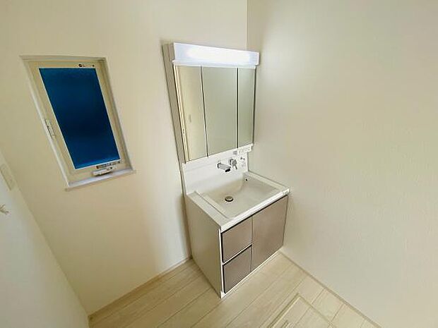 洗面 洗面からお化粧まで忙しい朝の準備にぴったりな洗髪洗面化粧台付き 