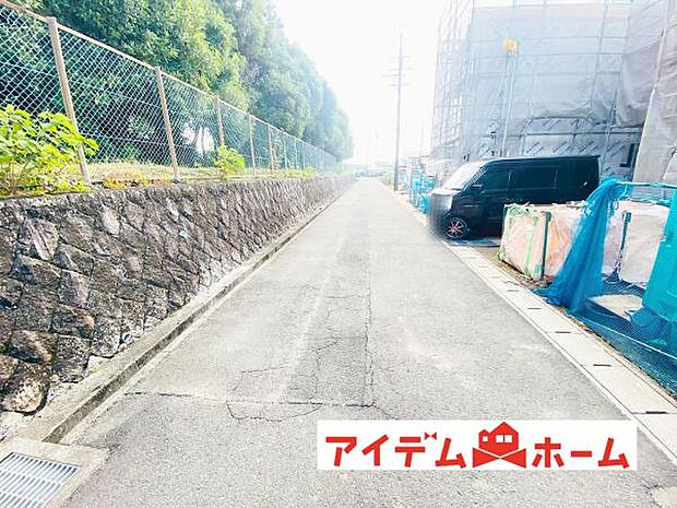 前面道路 いつでも現地ご案内いたします♪ お気軽にお問合せください