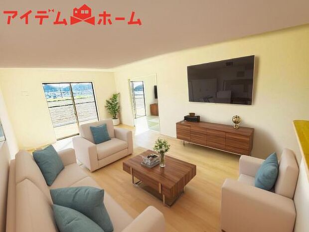 内観写真 本画像はCGで作成されており、実際に現地に家具は置かれておりません。 