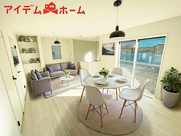 本画像はCGで作成されており、実際に現地に家具は置かれておりません。