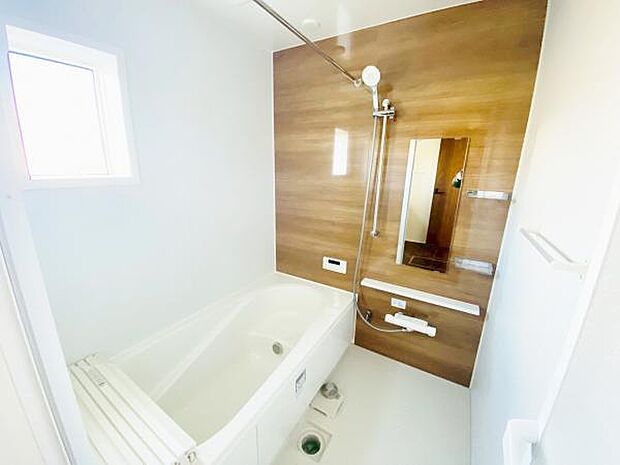 浴室 広々1坪のお風呂でほっとひといき1日の疲れを我が家で癒しましょう