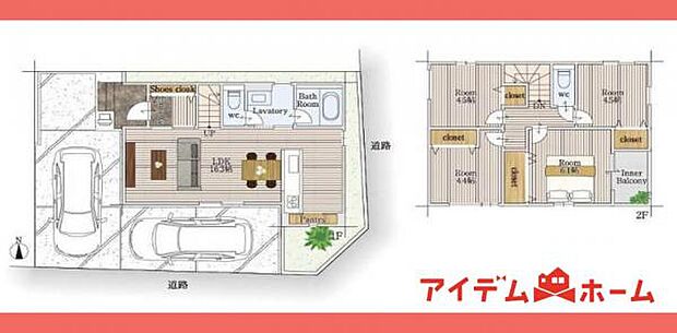 2号棟　間取り図 　  