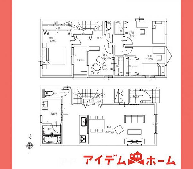 ☆3号棟間取図☆