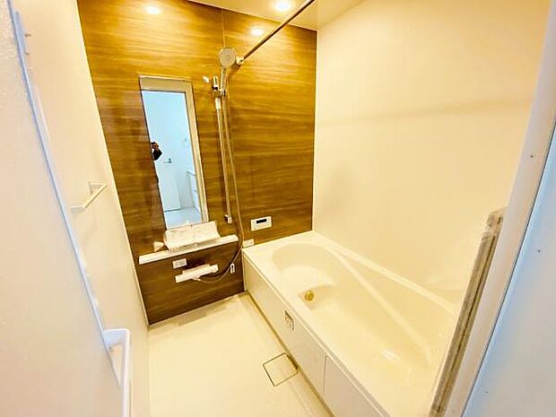 浴室 広々1坪のお風呂でほっとひといき1日の疲れを我が家で癒しましょう  