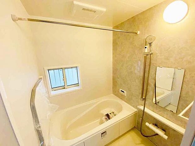 浴室 広々1坪のお風呂でほっとひといき!1日の疲れを我が家で癒しましょう