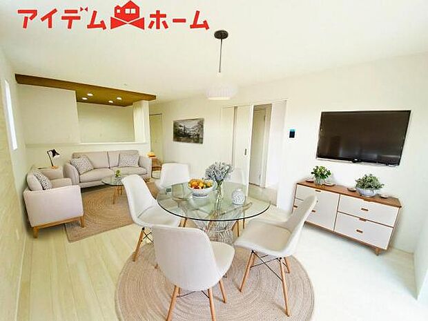 本画像はCGで作成されており、実際に現地に家具は置かれておりません。 