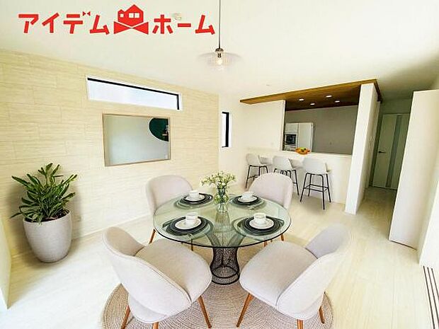 本画像はCGで作成されており、実際に現地に家具は置かれておりません。