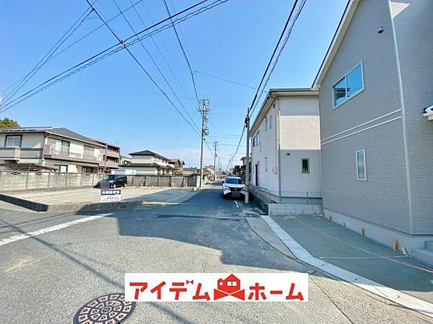 北側道路 いつでも現地ご案内いたします♪ お気軽にお問合せください!