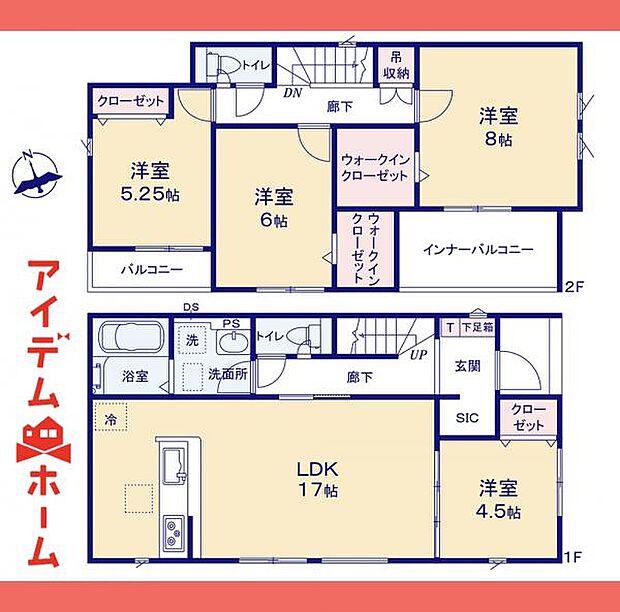 1号棟 間取り図