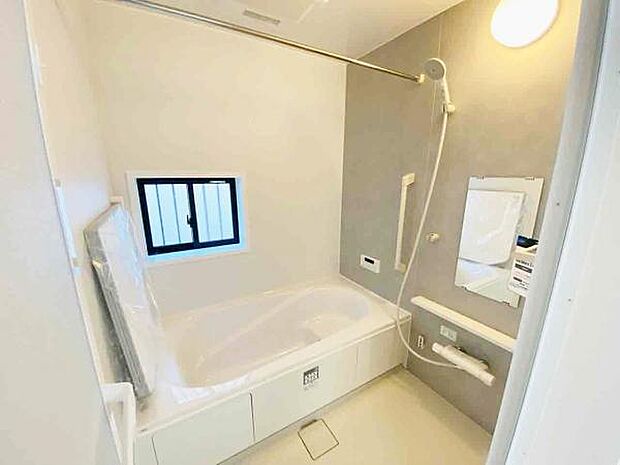 浴室 広々1坪のお風呂でほっとひといき!1日の疲れを我が家で癒しましょう